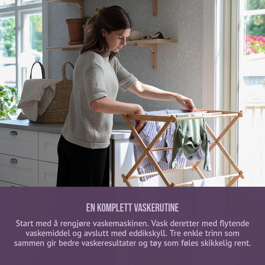 Startsett for klesvask